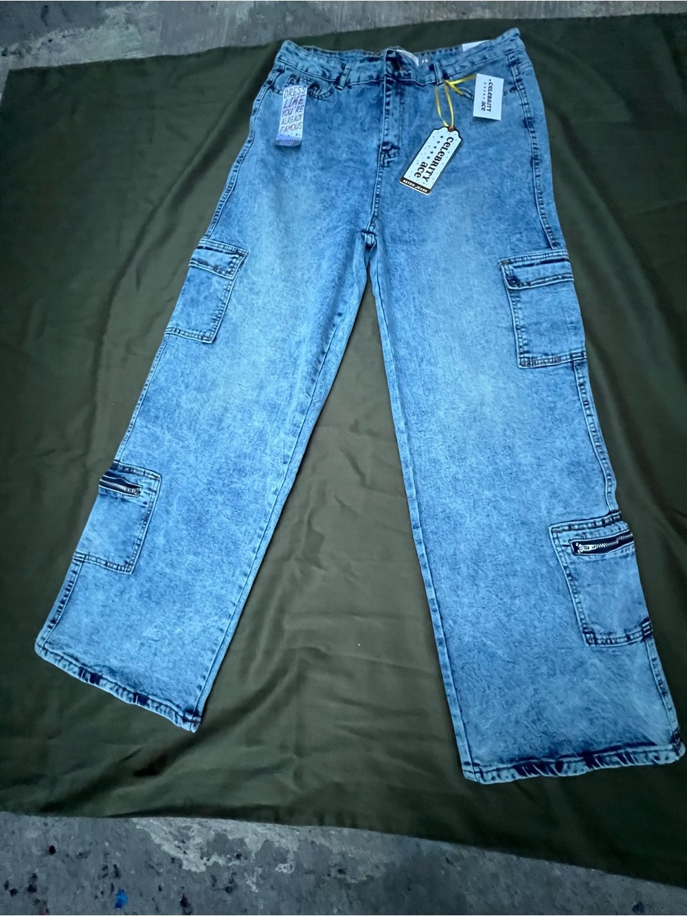 90's Straight Women's Light Blue Denim Jeans brand new size 16